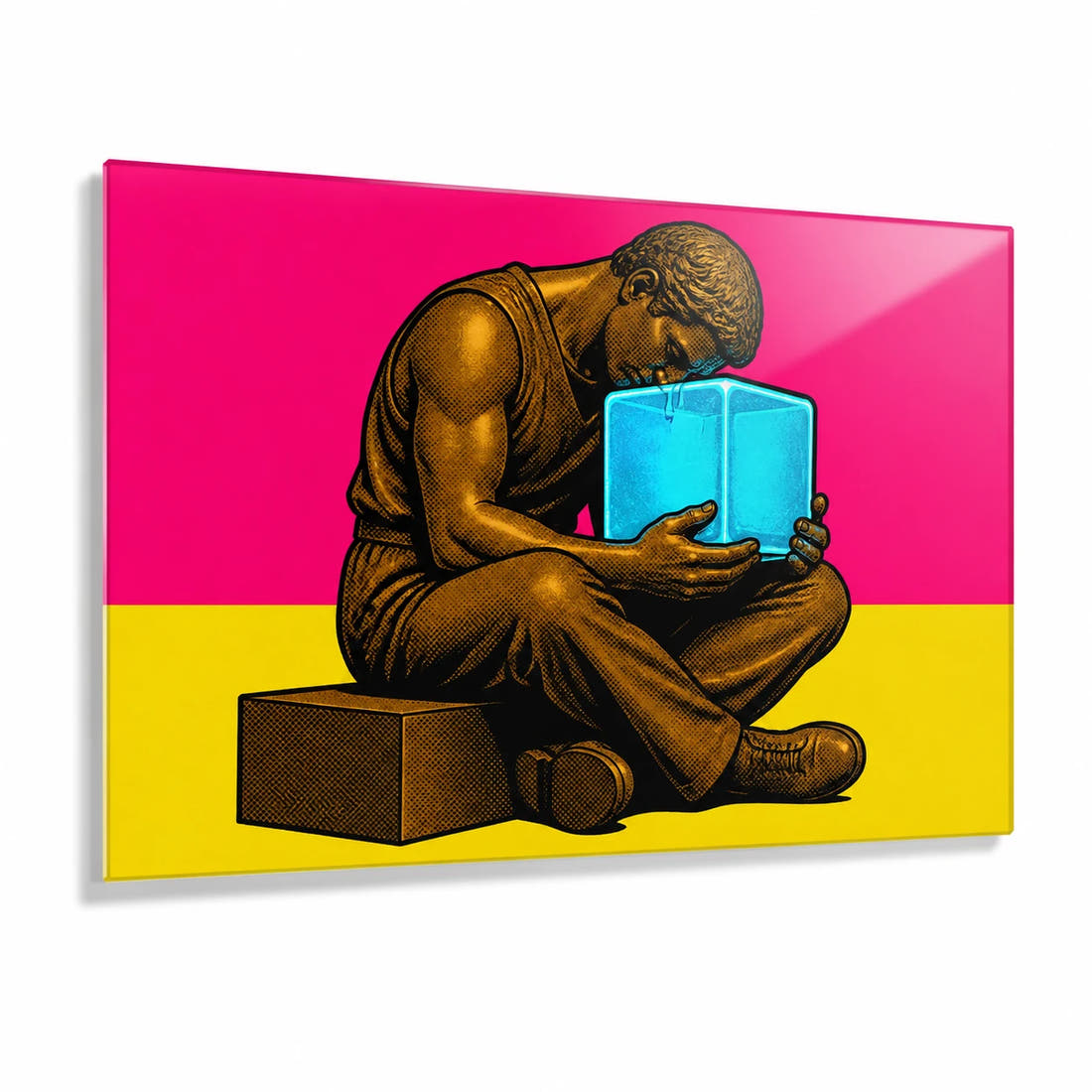 The Thinker — Cool Thought Acrylic Print - Main Image