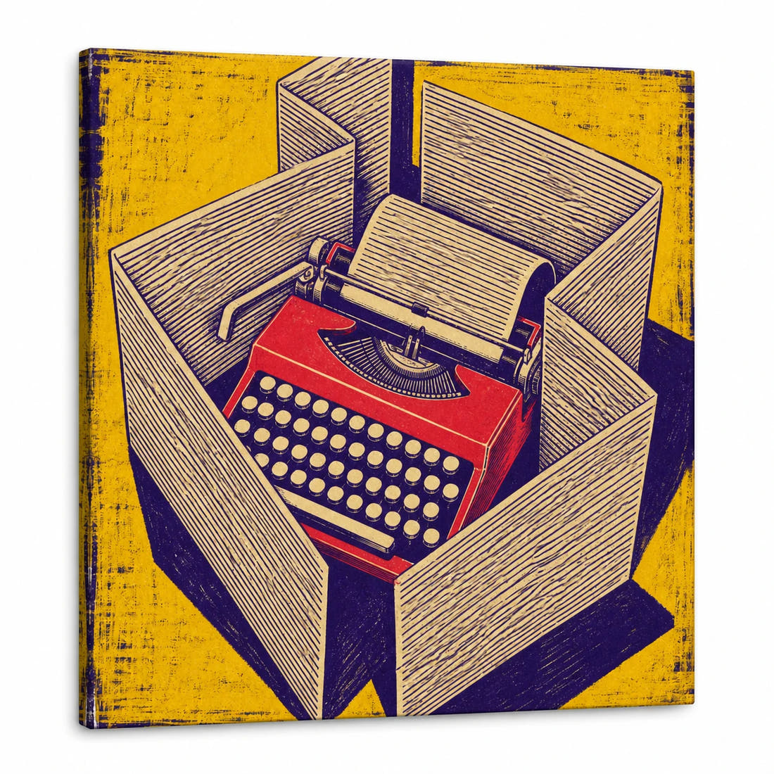 Walls Of Words Canvas - Main image