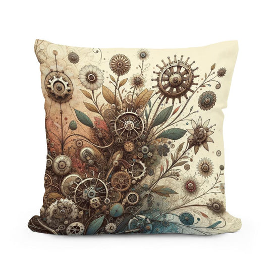 Boundless Mechanica Bloom Cotton Cushion - Main Image