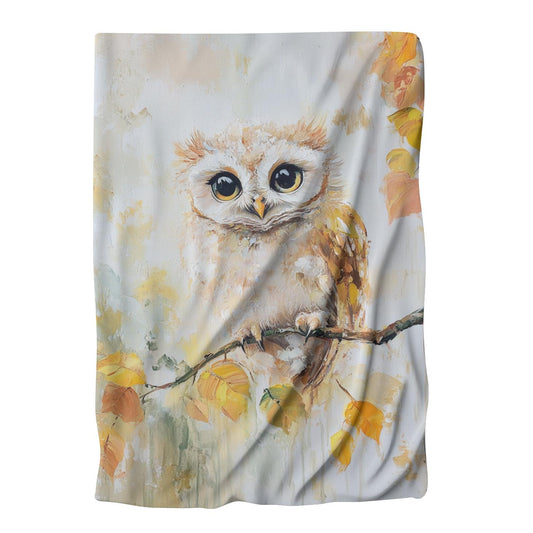 Wise Baby Owl Blanket - Main Image