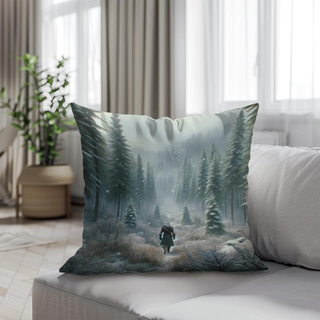 Mystical Meadow Cotton Cushion - Secondary Image 4