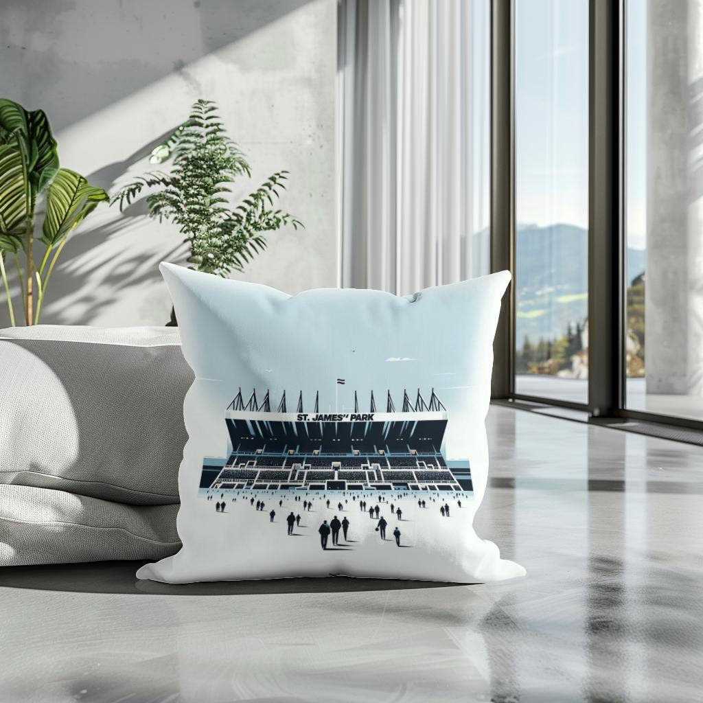 Newcastle St. James’ Park Anticipation Cotton Cushion - Secondary Image 3