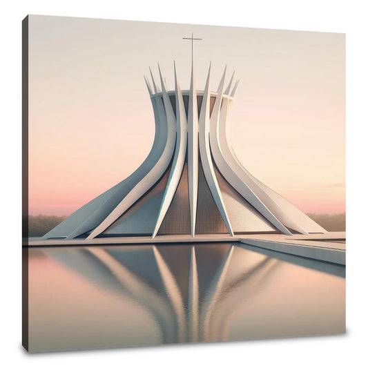 Metropolitan Cathedral Reflections Canvas - Main Image