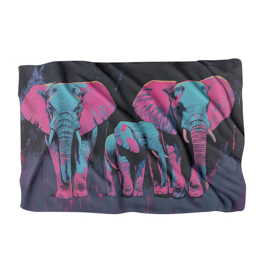 Elephant Family Harmony Blanket - Main Image