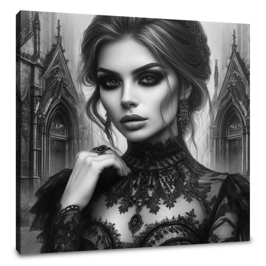Gothic Grace Canvas - Main Image