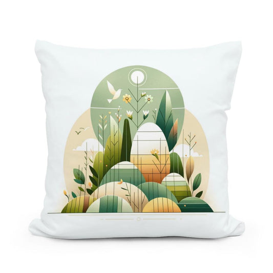 Easter Minimalist Harmony Cotton Cushion - Main Image