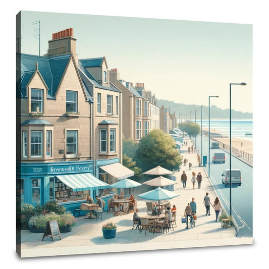 Broughty Ferry Road Canvas - Main Image