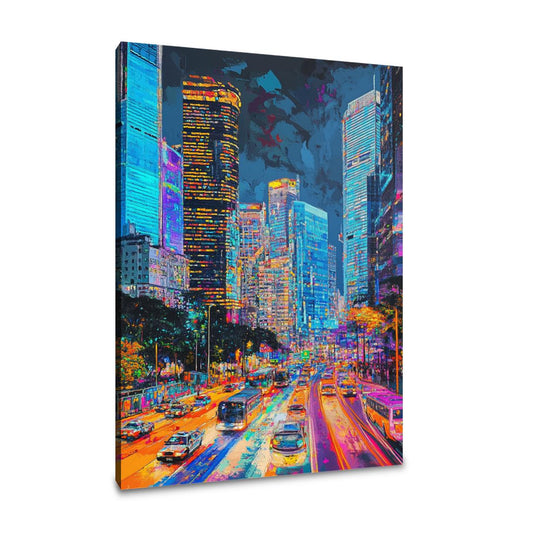City Lights Canvas - Main Image