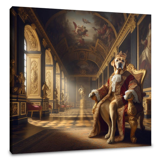 Baroque Labrador Royalty Canvas - Main Image