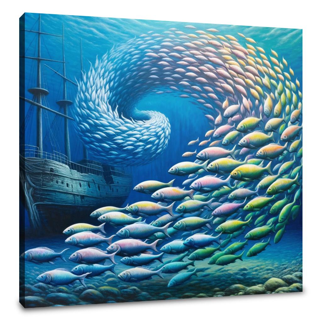 Aquatic Symphony Canvas - Main Image