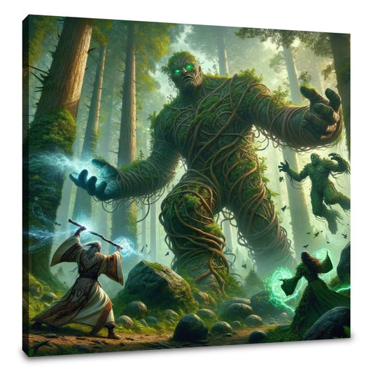 Forest Guardians' Standoff Canvas - Main Image