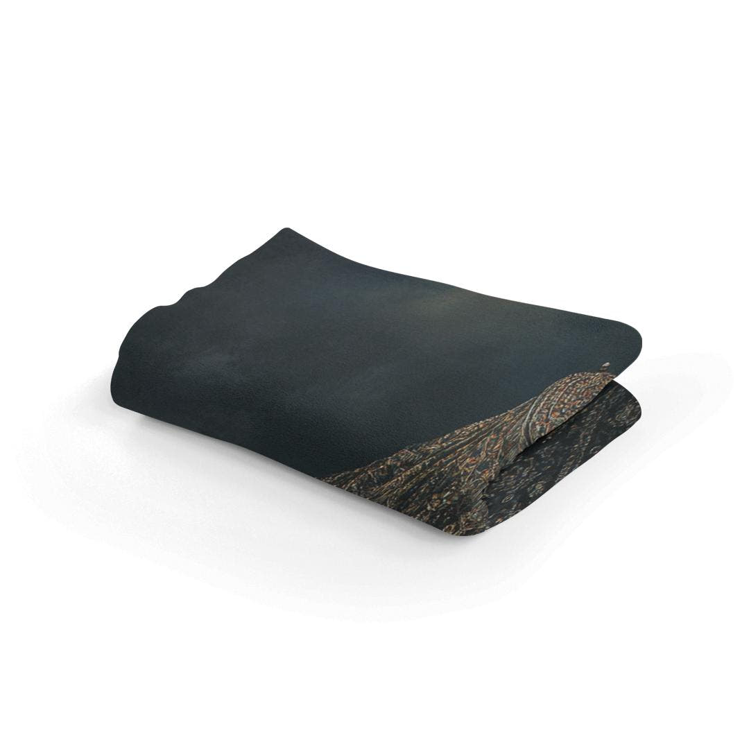 Embroidered Camel Blanket - Secondary Image 2