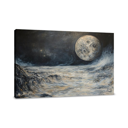 Enigmatic Earthrise Canvas - Main Image
