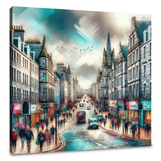 Granite City Streetscape Canvas - Main Image