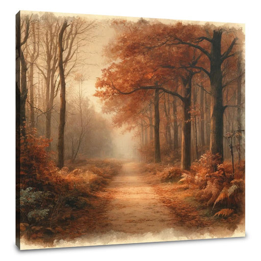 Autumn Pathway Canvas - Main Image