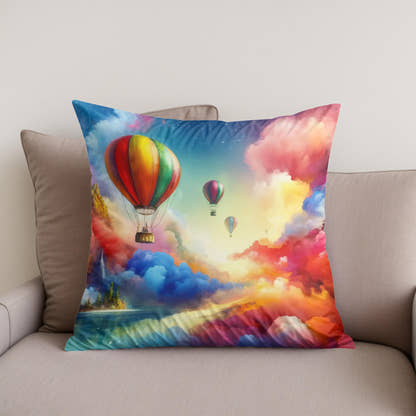 Whimsical Heights Cotton Cushion - Secondary Image