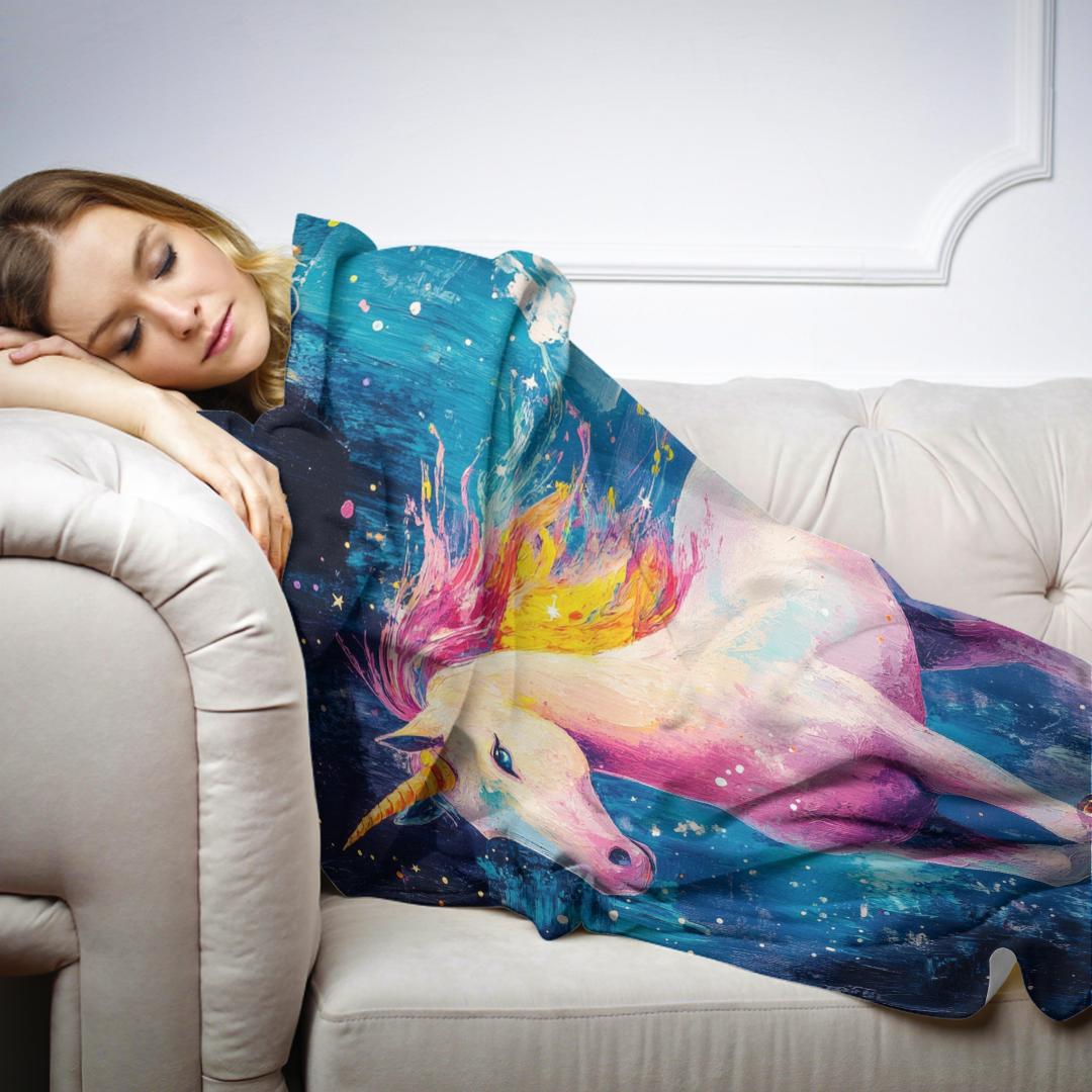 Twilight Unicorn Glow Blanket - Secondary Image