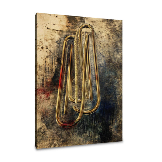 Golden Paperclip Canvas - Main Image