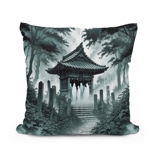 Veiled Shrine Cotton Cushion - Main Image