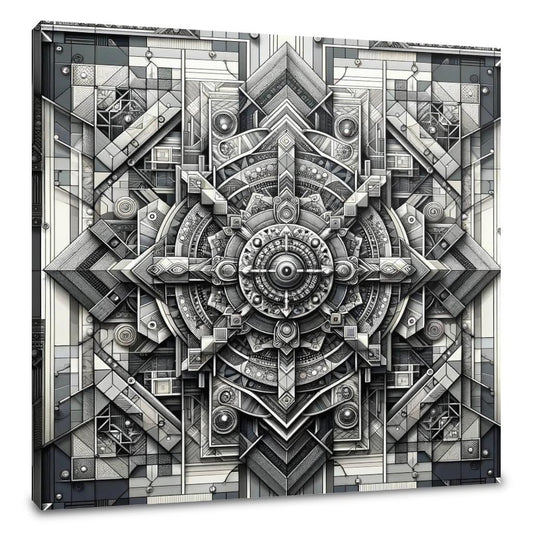 Silvershade Mirror Mosaic Canvas - Main Image