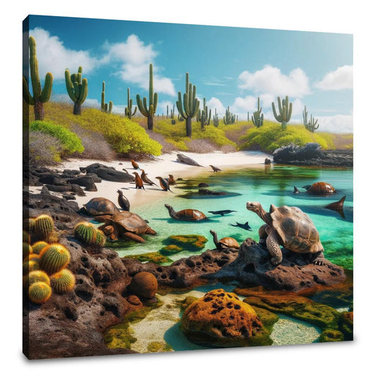 Galapagos Shoreline Canvas - Main Image