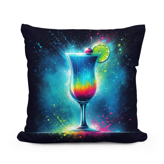 Midnight Cocktail Cotton Cushion - Main Image