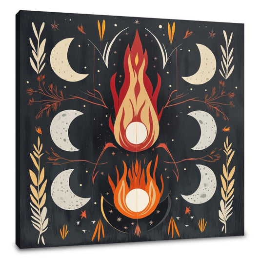 Lunar Fire Celebration Canvas - Main Image