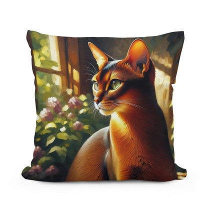 Abyssinian Tranquility Cotton Cushion - Main Image