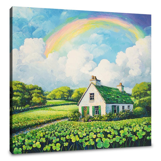 Irish Cottage Canvas - Main Image