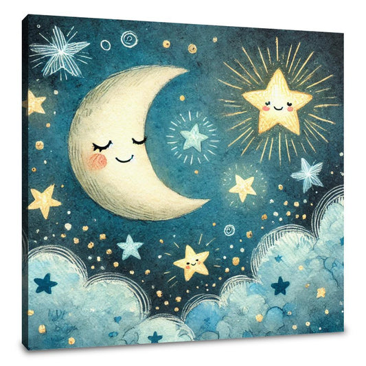 Dreamy Night Sky Canvas - Main Image