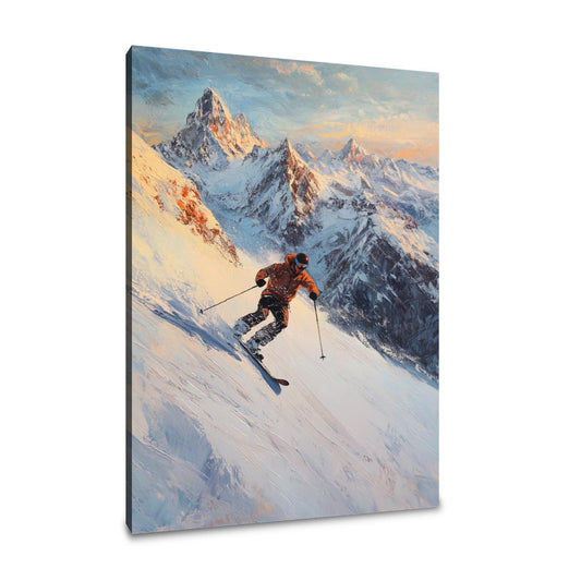 Alpine Adventure Golden Canvas - Main Image