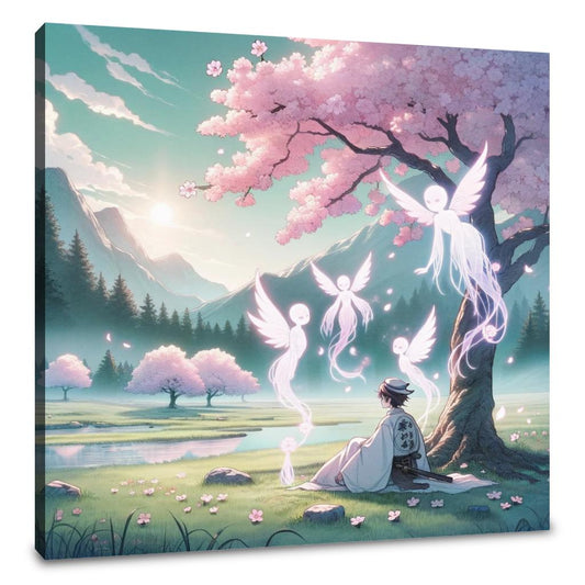 Sakura Spirit Whispers Canvas - Main Image