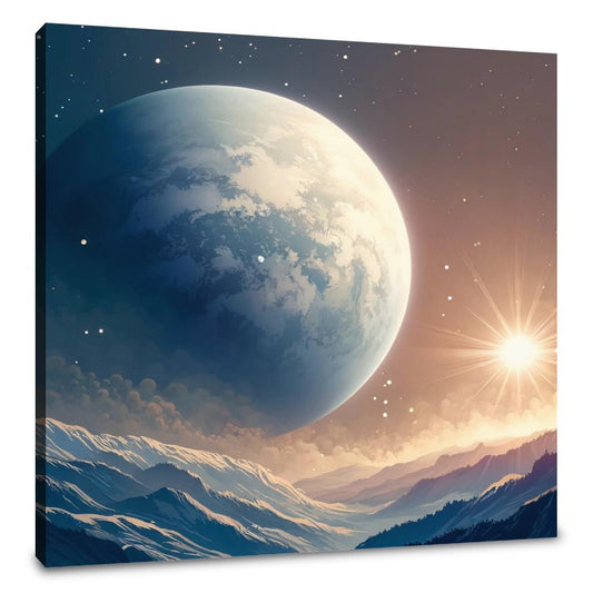 Planetary Serenity Canvas - Main Image