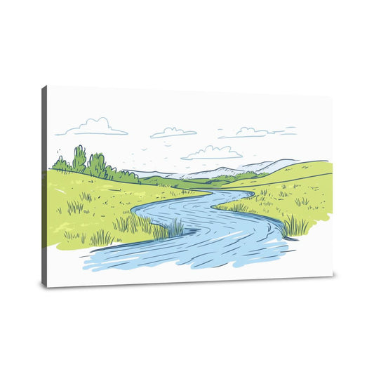 River's Whisper Canvas - Main Image