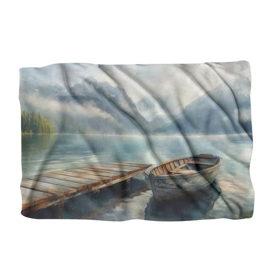 Gelassenheitsdecke in Holzbootform