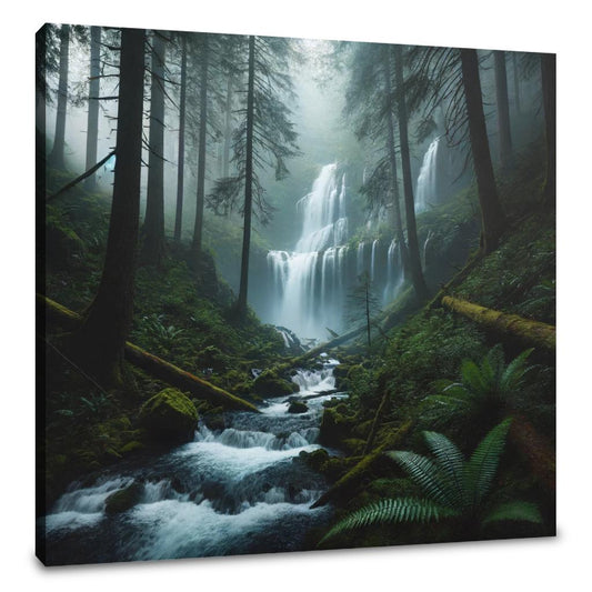 Waterfall Serenity Canvas - Main Image