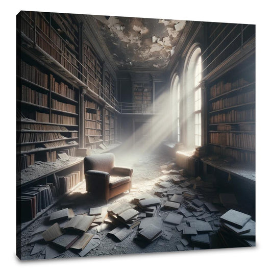 Dusty Library Canvas - Main Image