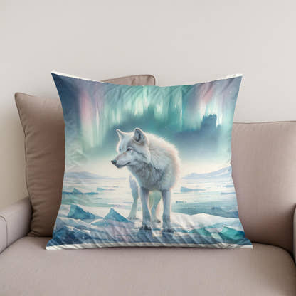 Arctic Solitude Cotton Cushion - Secondary Image
