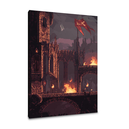 Dark Fortress Fantasy Canvas - Main Image