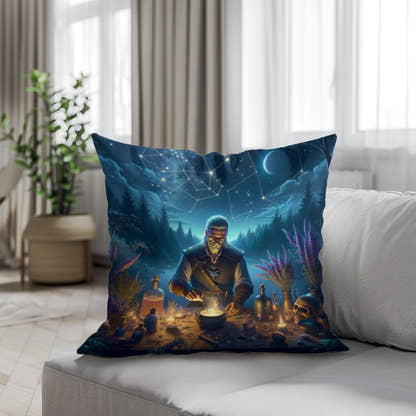 Alchemy Under Stars Cotton Cushion - Secondary Image 4