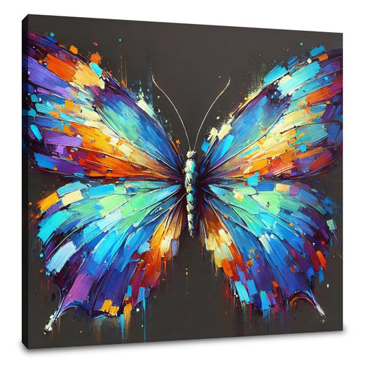 Vibrant Butterfly Dreams Canvas - Main Image