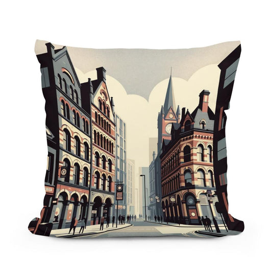 Manchester Northern Quarter Essence Cotton Cushion - Main Image