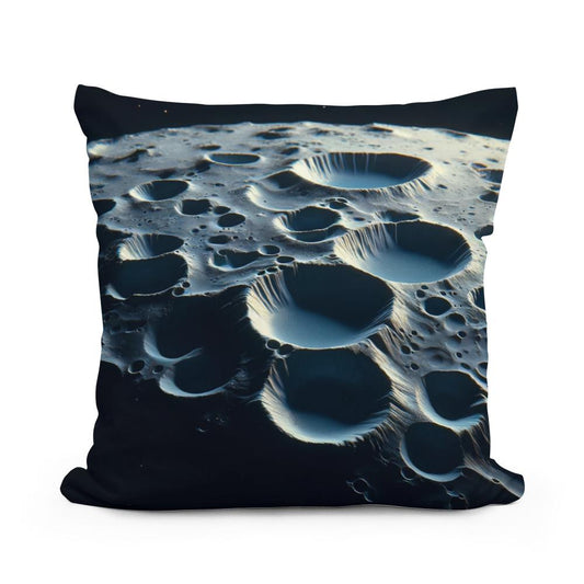 Mercury's Hollows Mystery Cotton Cushion - Main Image