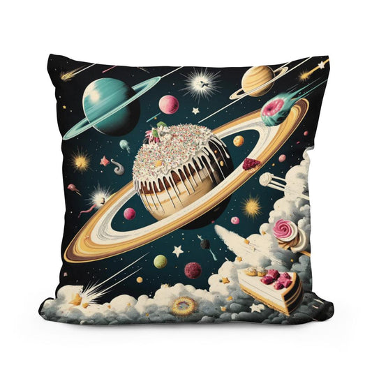 Galactic Gourmet Cotton Cushion - Main Image