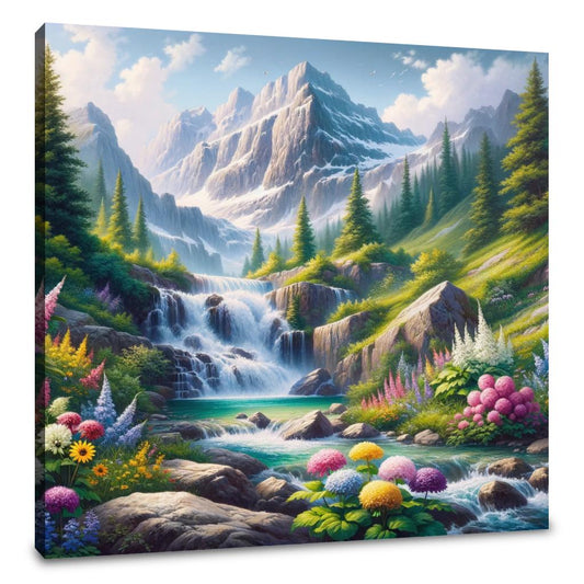 Spring Cascade Canvas - Main Image
