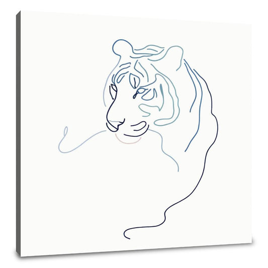 Ethereal Tiger Line Canvas - Main Image