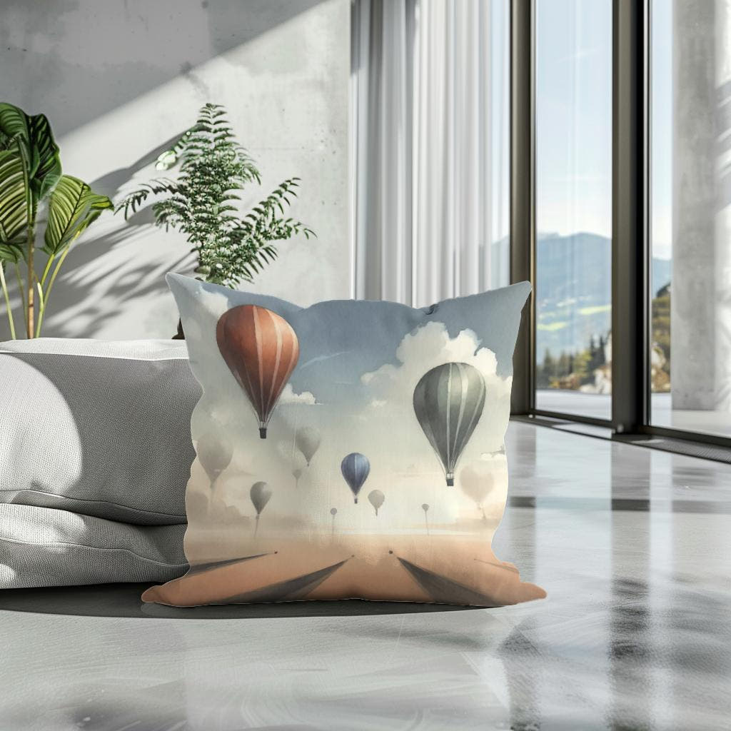 Ascend in Serenity Cotton Cushion - Secondary Image 3