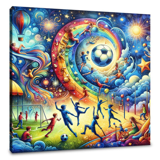 Playful Sports Fusion Canvas - Main Image