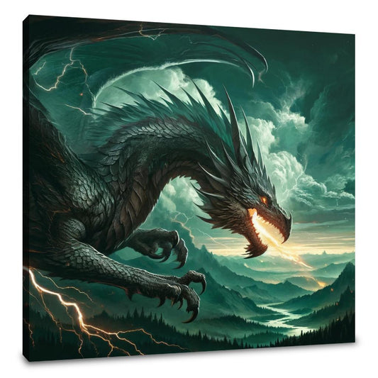 Fierce Dragon Canvas - Main Image