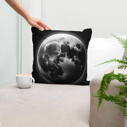 Craters of Lunar Secrets Cotton Cushion - Secondary Image 5